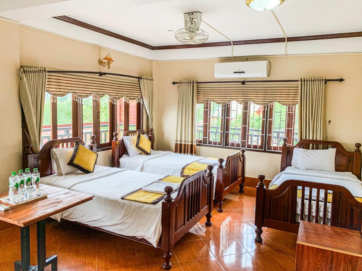 Bountang Mountain View Riverside Hotel Vang Vieng Eksteriør bilde