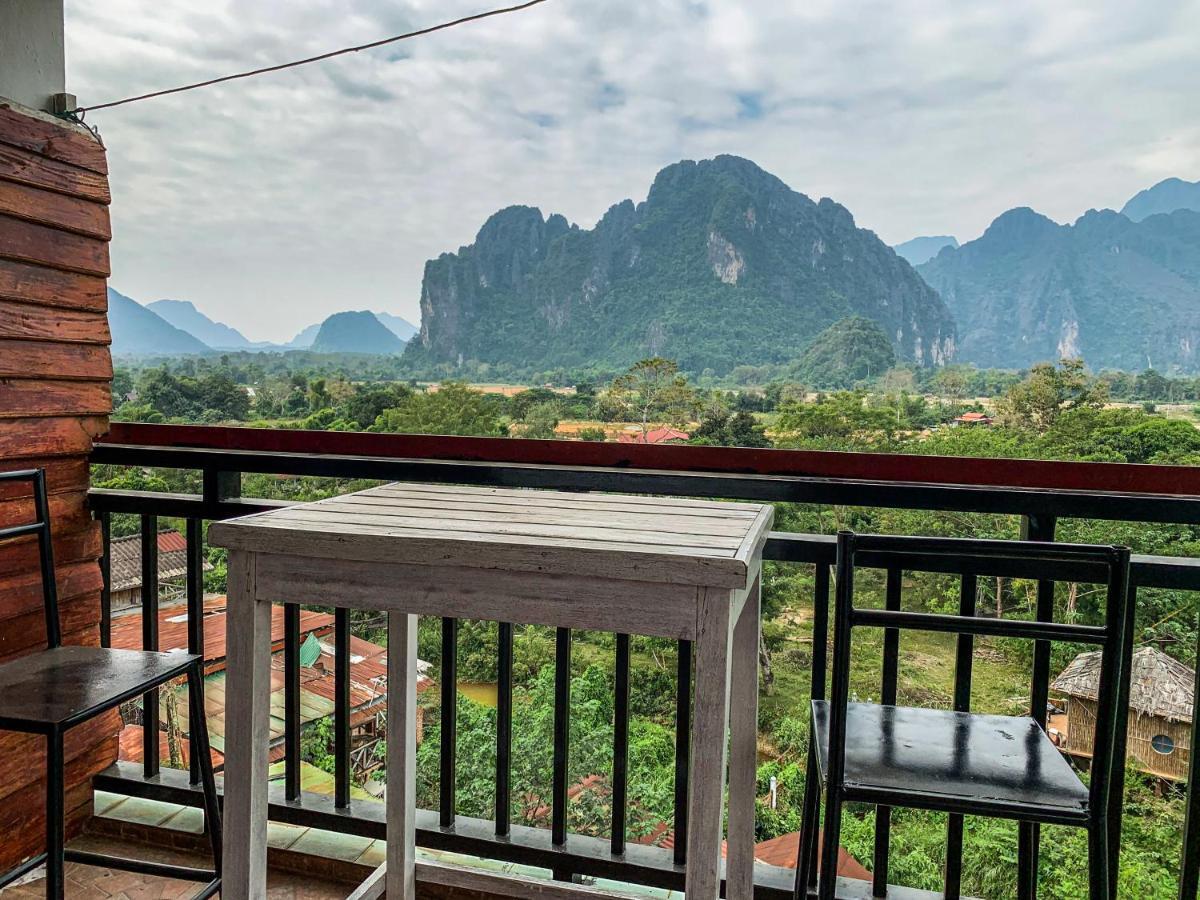 Bountang Mountain View Riverside Hotel Vang Vieng Eksteriør bilde