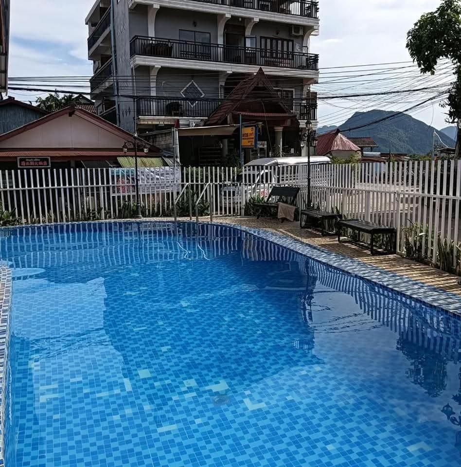 Bountang Mountain View Riverside Hotel Vang Vieng Eksteriør bilde