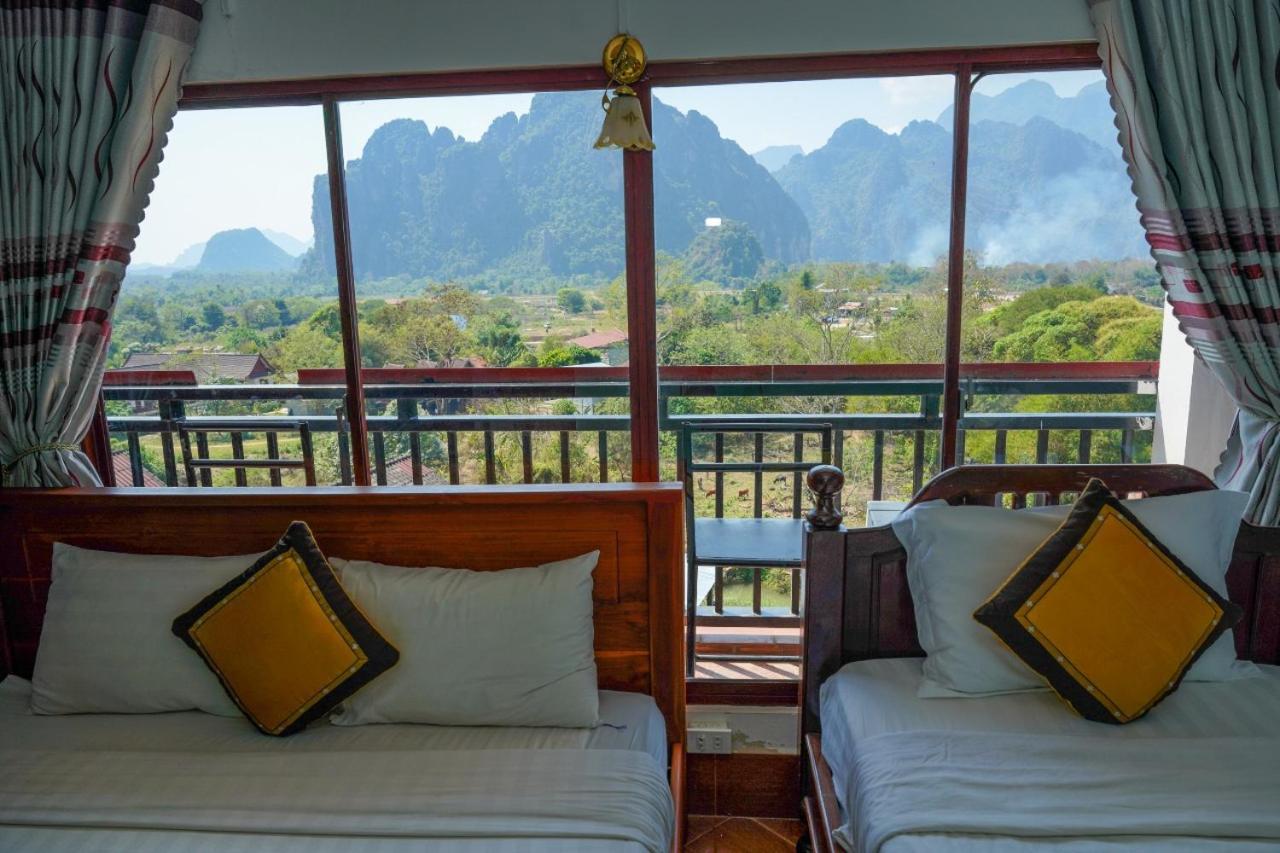 Bountang Mountain View Riverside Hotel Vang Vieng Eksteriør bilde