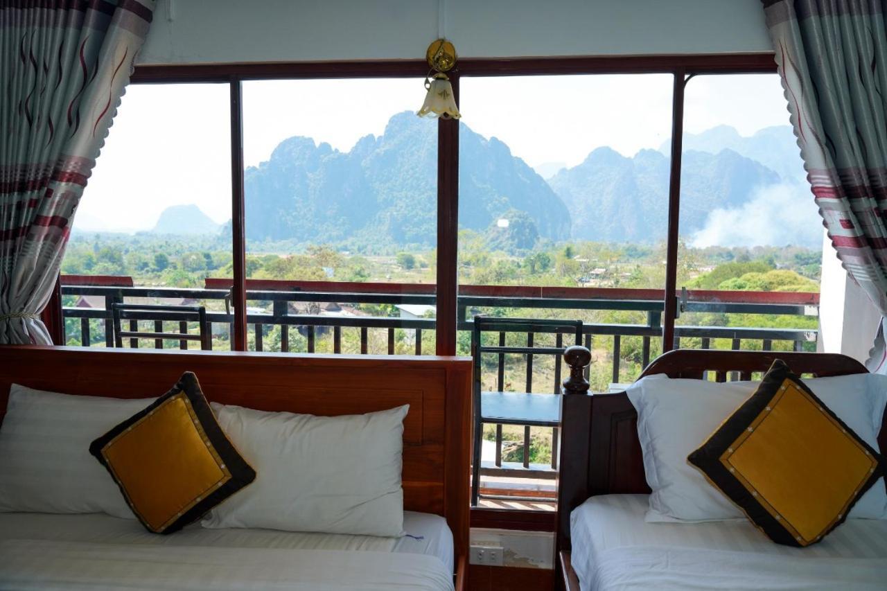 Bountang Mountain View Riverside Hotel Vang Vieng Eksteriør bilde
