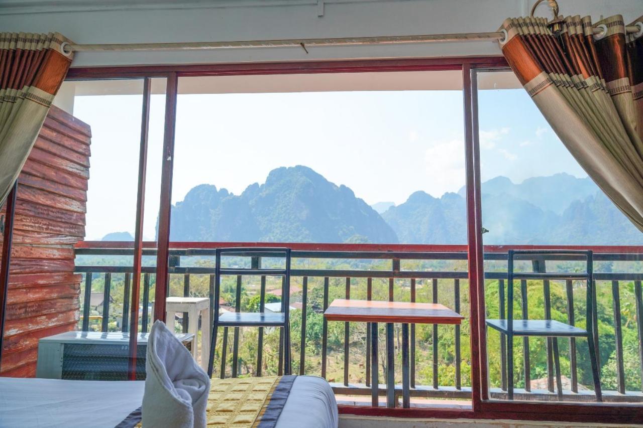 Bountang Mountain View Riverside Hotel Vang Vieng Eksteriør bilde
